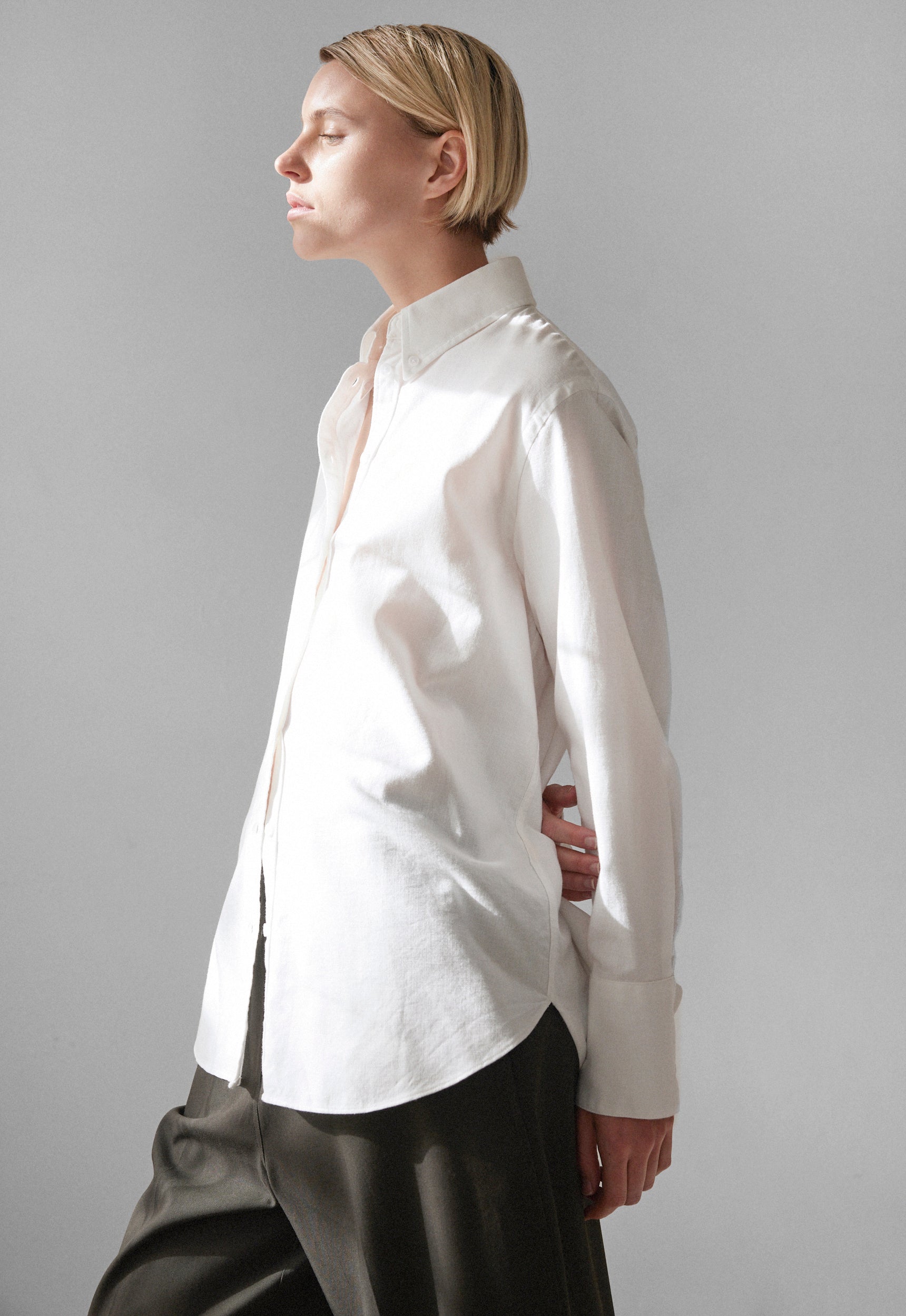 Chip Cotton Shirt - Washed White – Jac + Jack AU