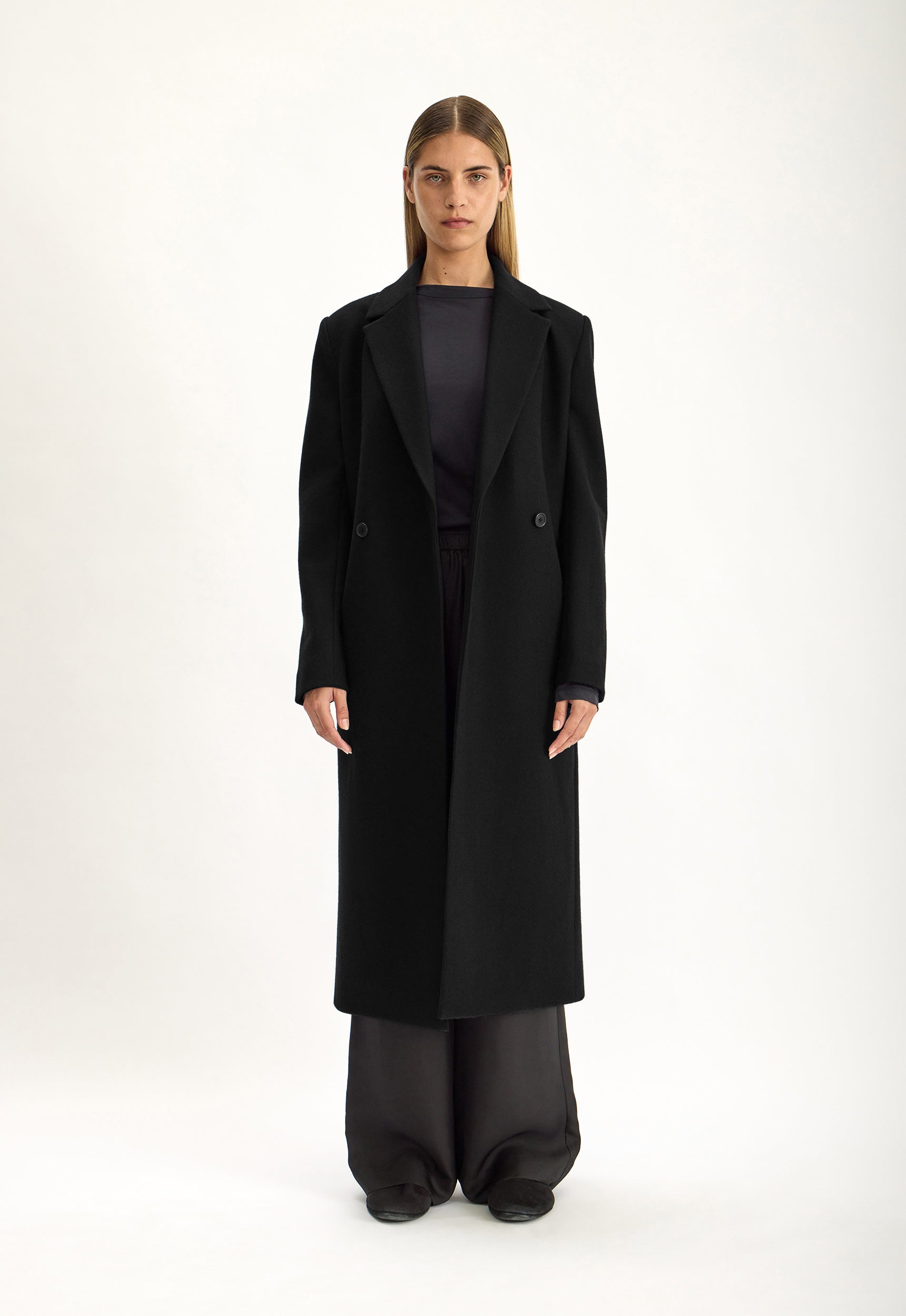 Howell Superfine Wool Coat in Black | Jac + Jack – Jac + Jack AU