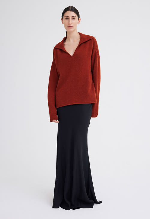 Jac+Jack Knitwear Sola Cashmere Sweater - Firedoor Red