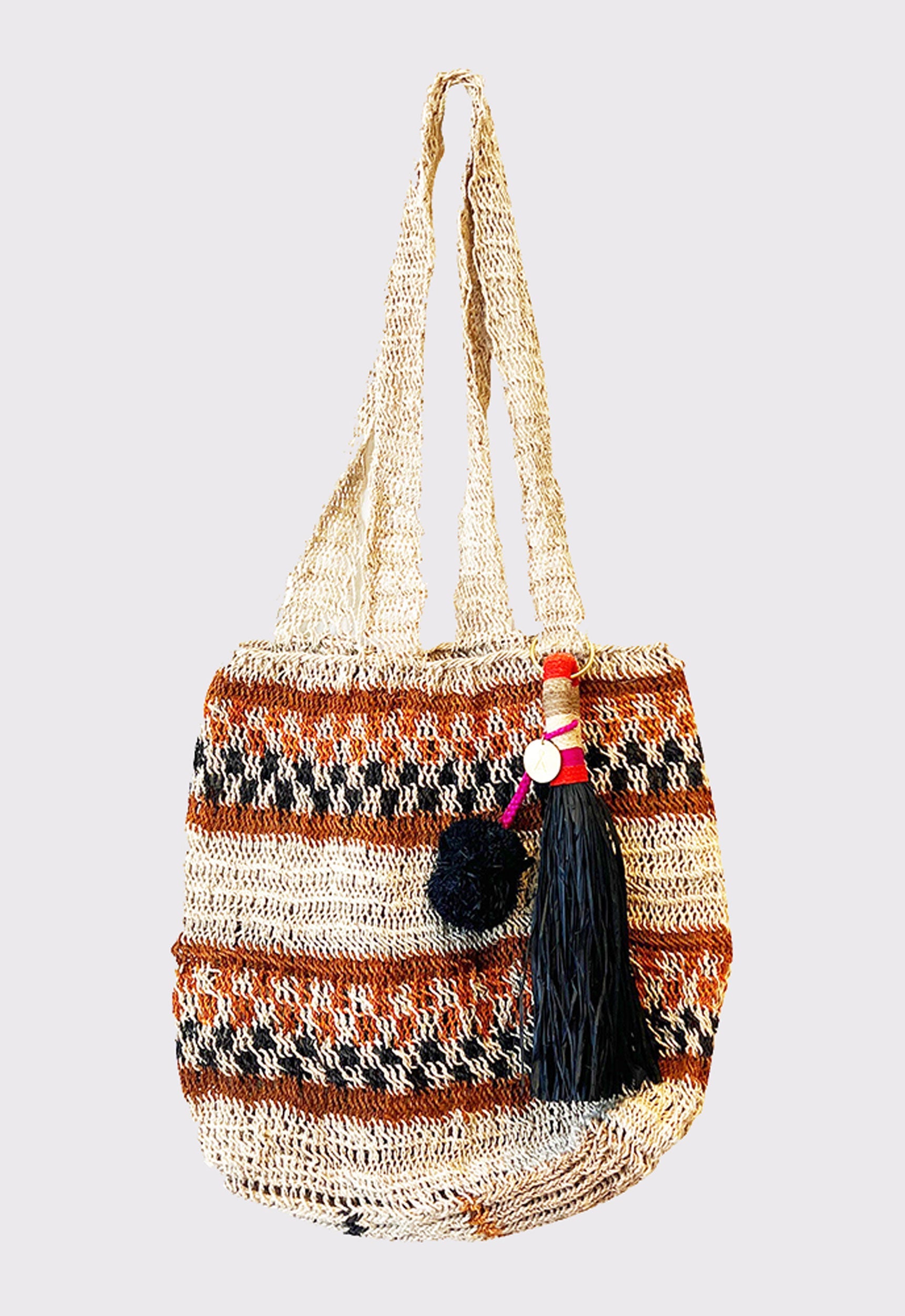 Buy Papua New Guinea Woven Plant Fiber Bilum Bag Online in India - Etsy