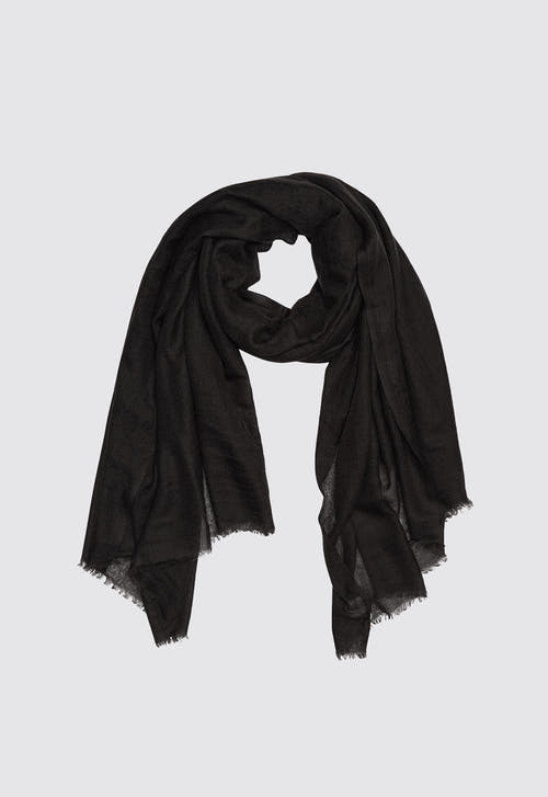 Jac+Jack Accessories Gauze Shawl - Black