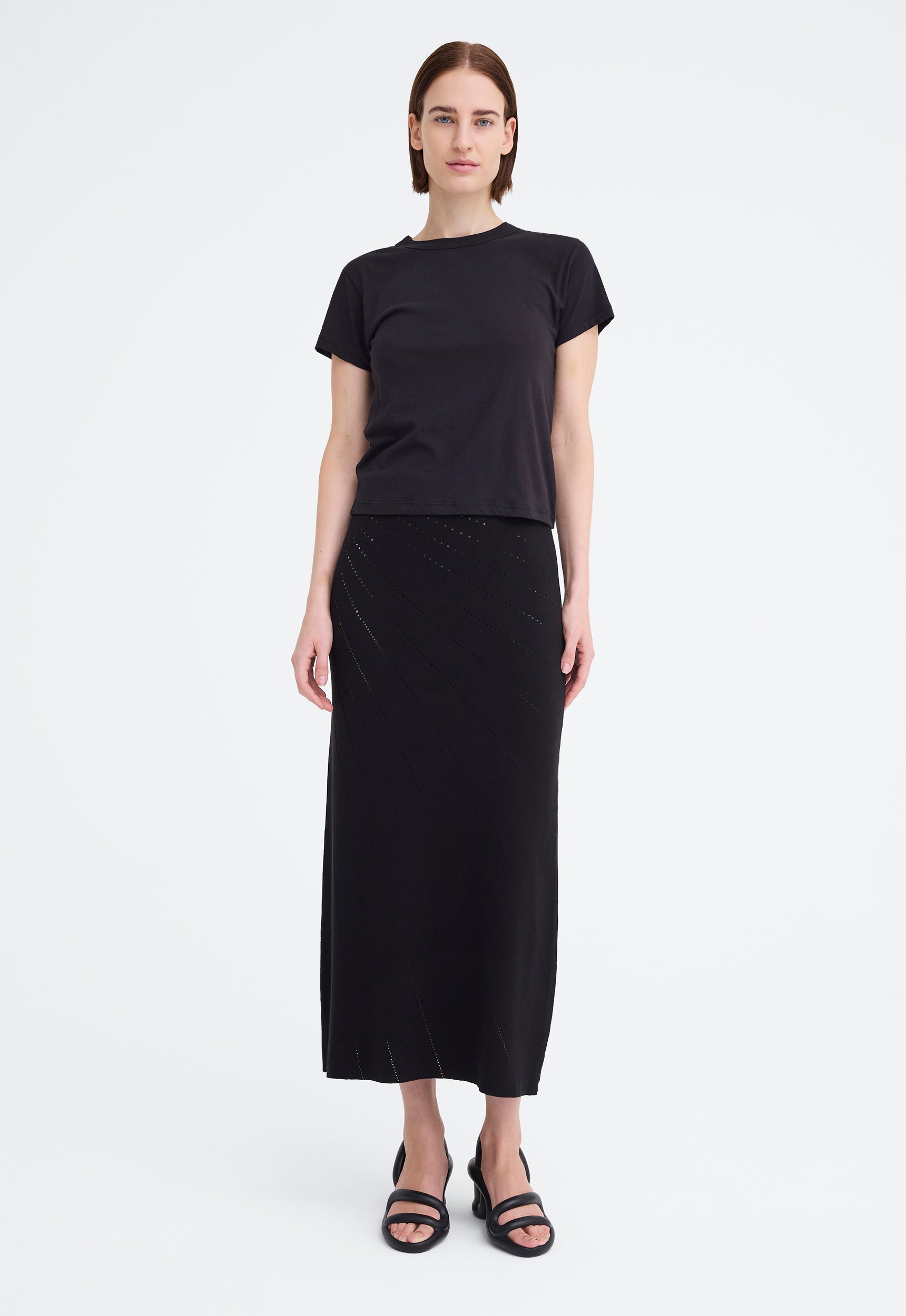 Jac + Jack Tees + Tanks Baby Pima Cotton Tee - Black