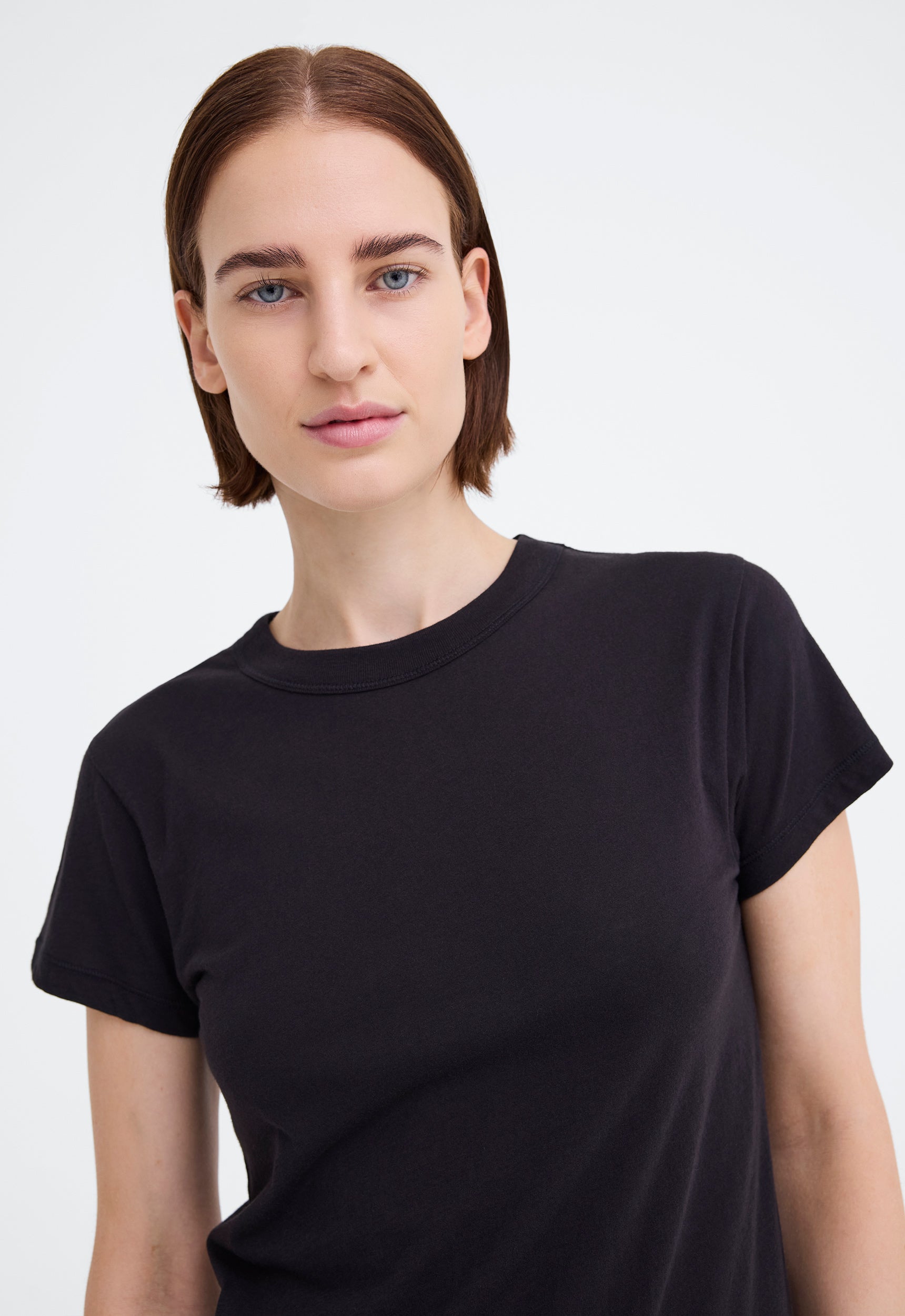 Jac + Jack Tees + Tanks Baby Pima Cotton Tee - Black