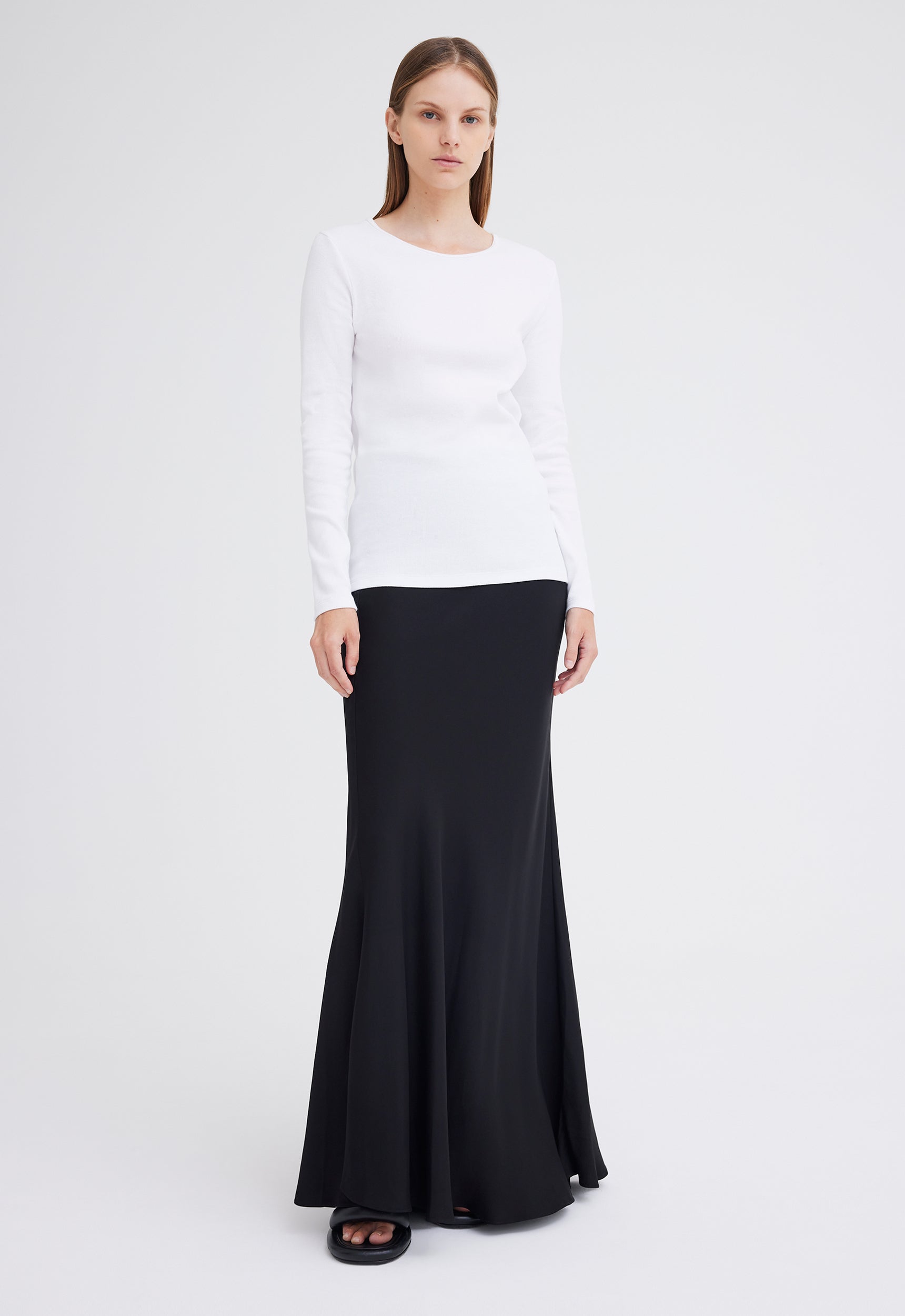 Jac + Jack AU Tees + Tanks Vere Long Sleeve Tee - White