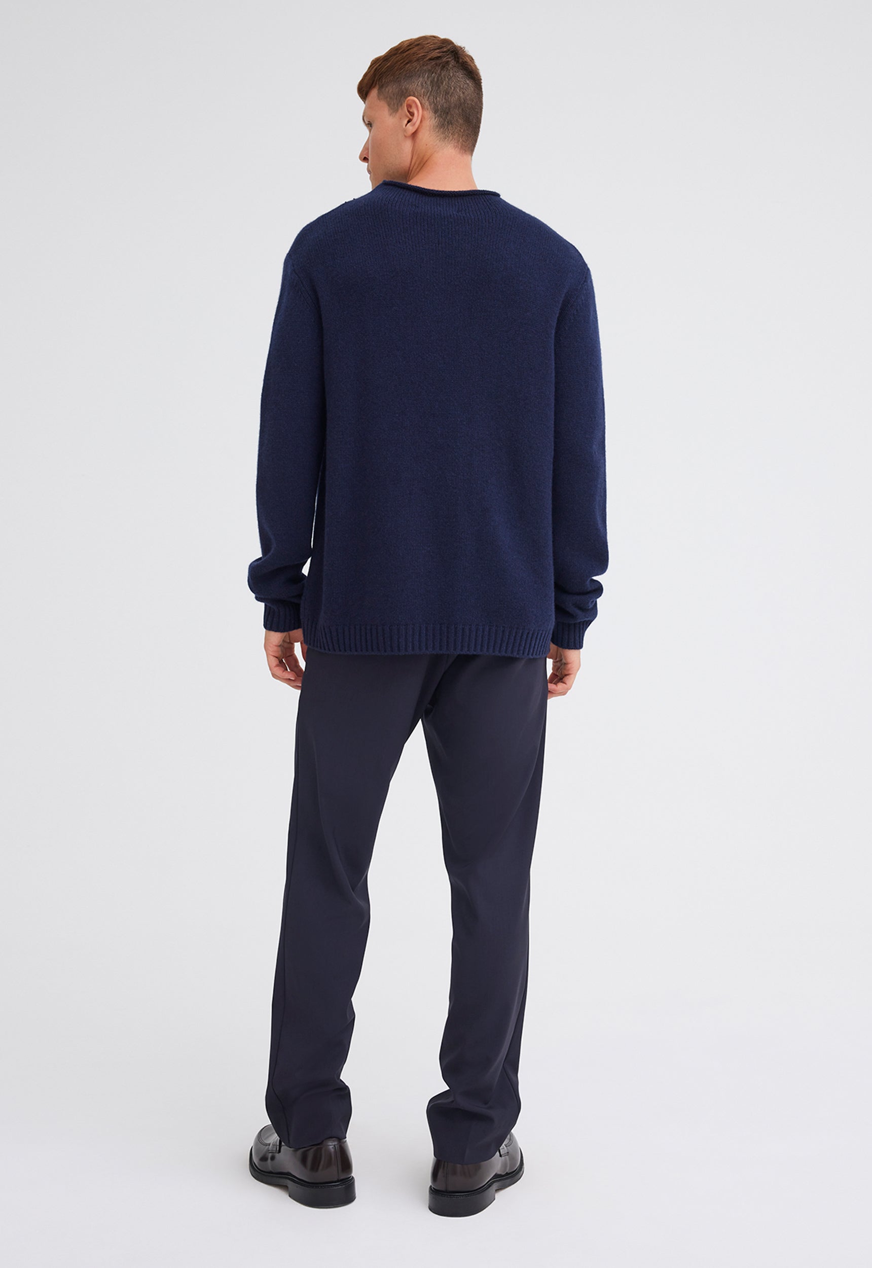 Highgrove Wool Cashmere Sweater Darkest Navy Jac Jack AU