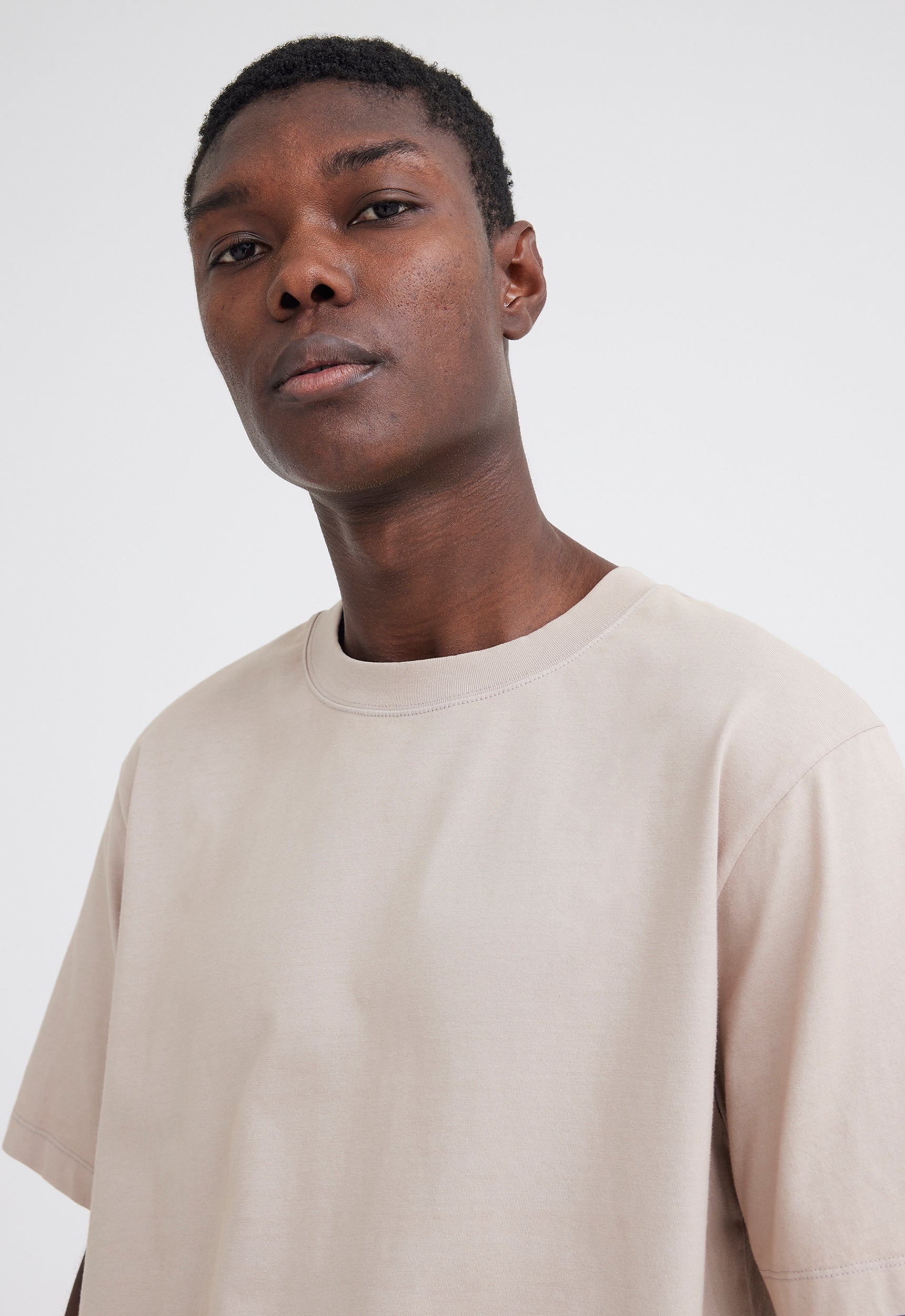Jac+Jack Tees + Tanks Mills Cotton Tee - Flaxen Beige