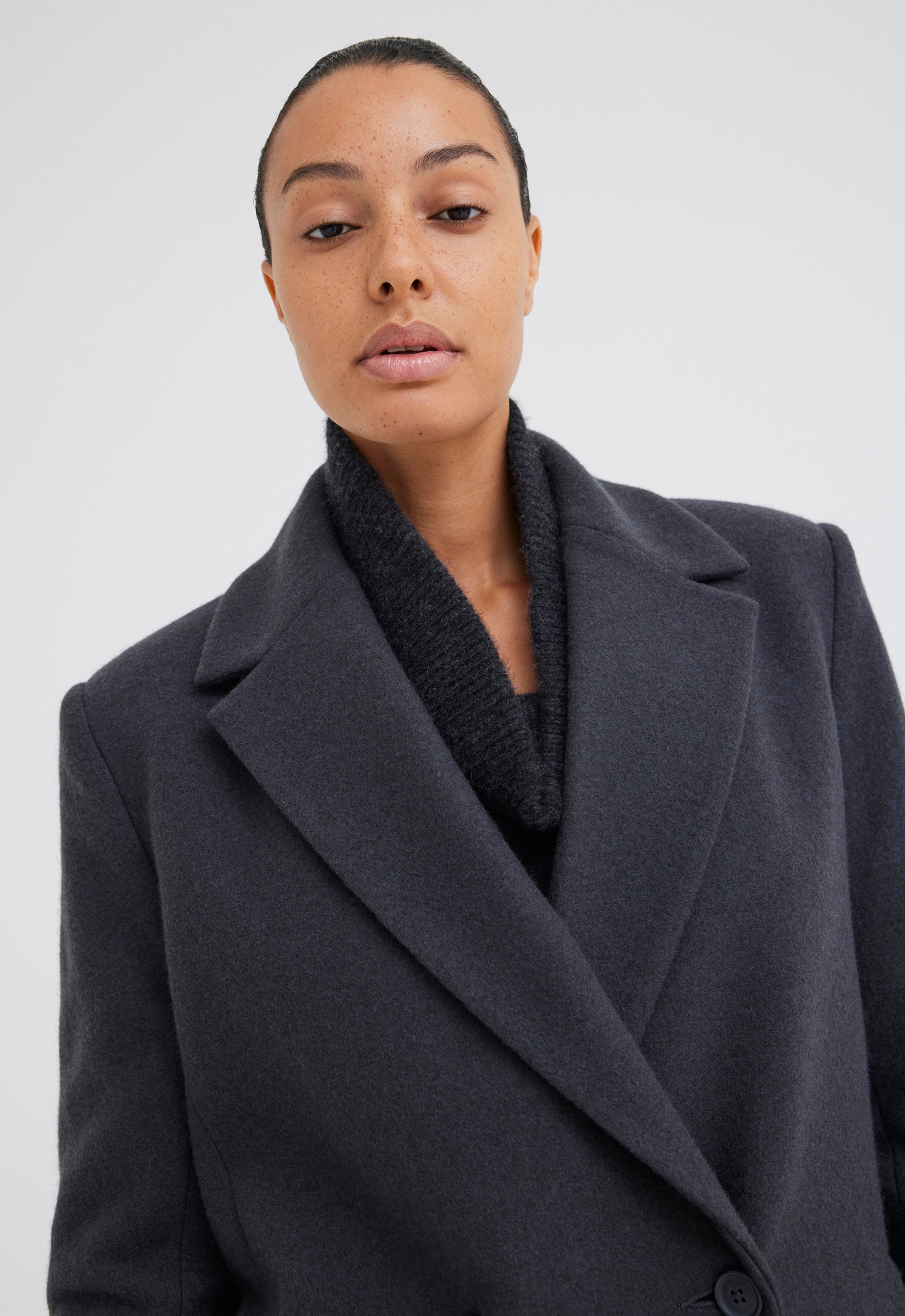 Howell Merino Wool Coat - Steelo Grey – Jac + Jack AU