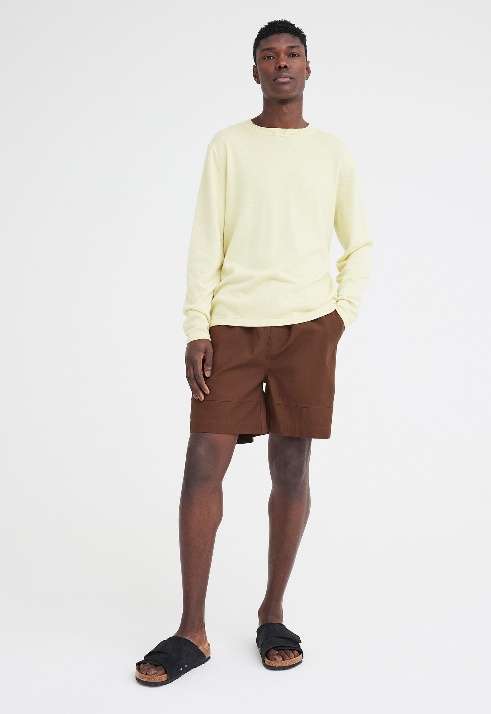 Jac+Jack Knitwear Pane Sweater - Yello Tint