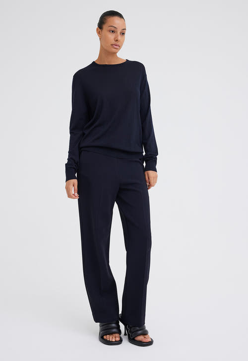 Jac+ Jack Knitwear Layton Merino Wool Sweater - Darkest Navy