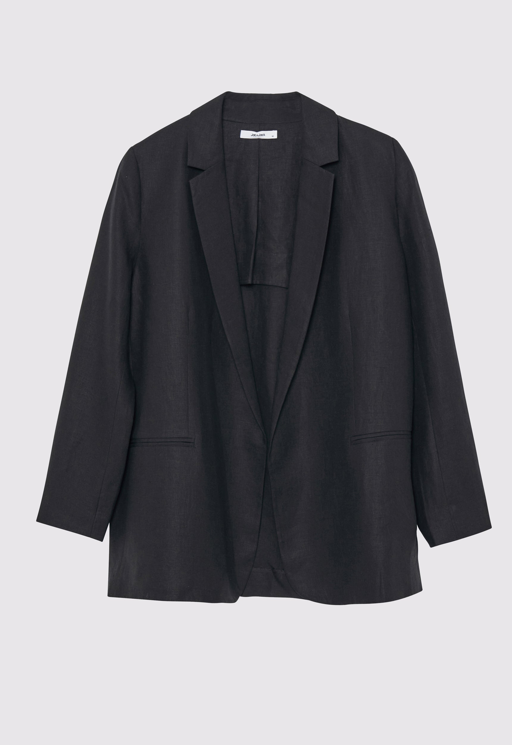 Black clearance linen jackets