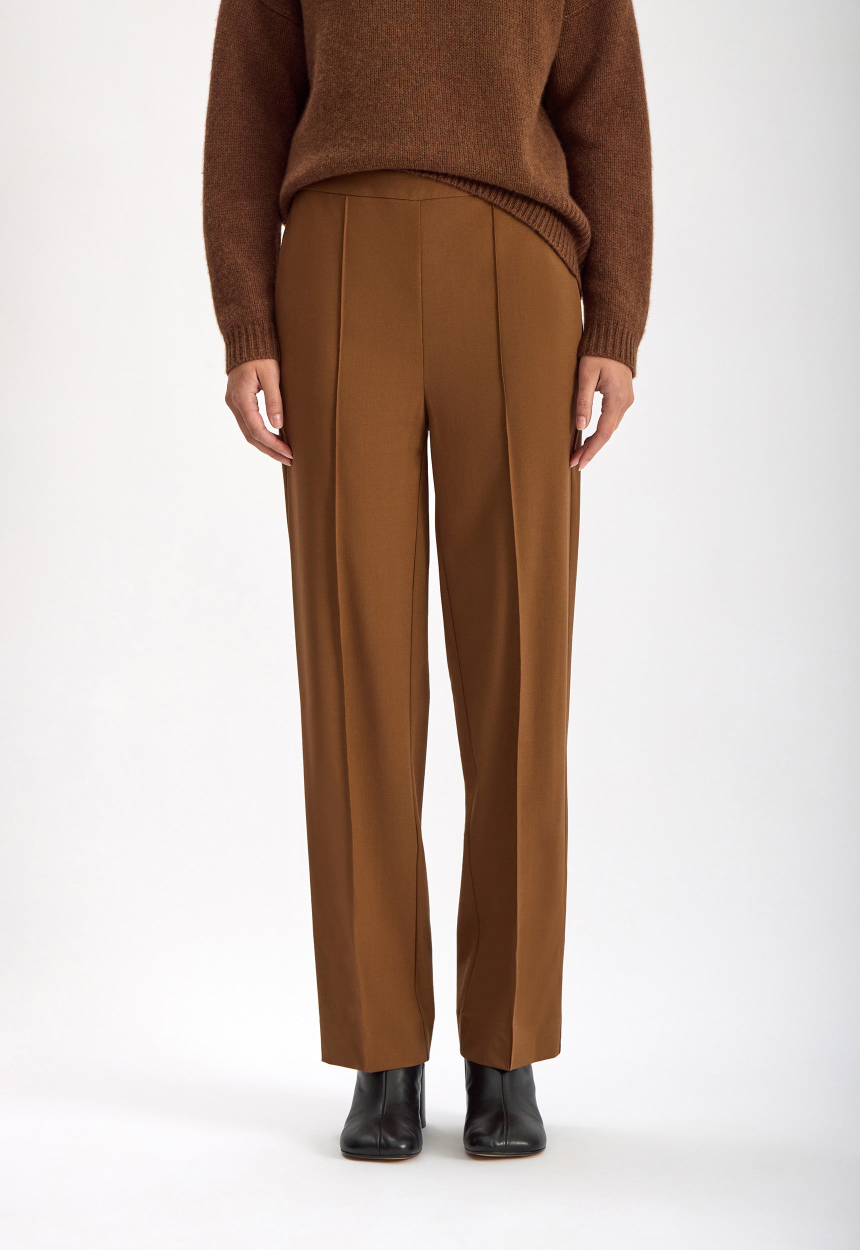 Roma Wool Pant in Dark Orzo | Jac + Jack – Jac + Jack AU