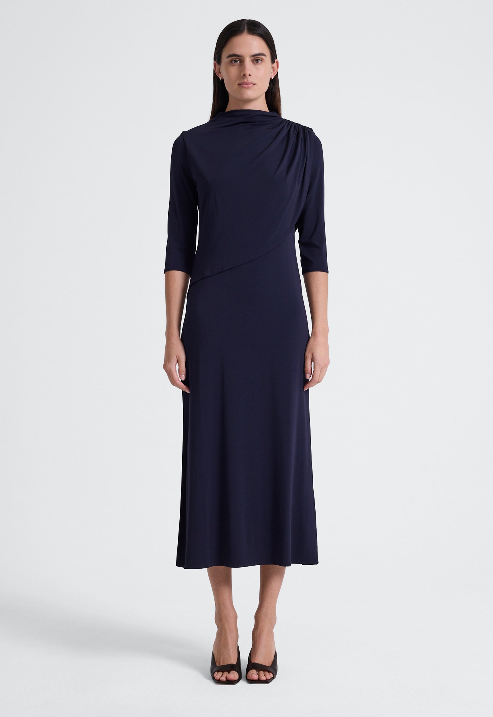 Jac+Jack Dresses Essence Dress - Darkest Navy