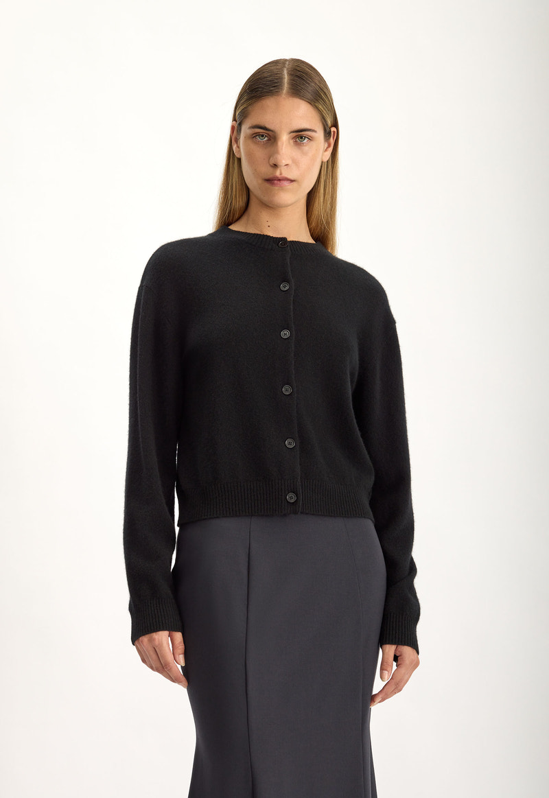 Cashmere Blend Cardigan - biscotti - XS