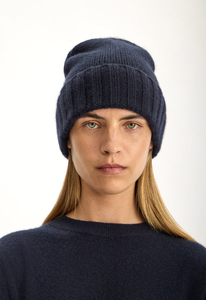 Guild Cashmere Beanie in Darkest Navy | Jac + Jack – Jac + Jack AU