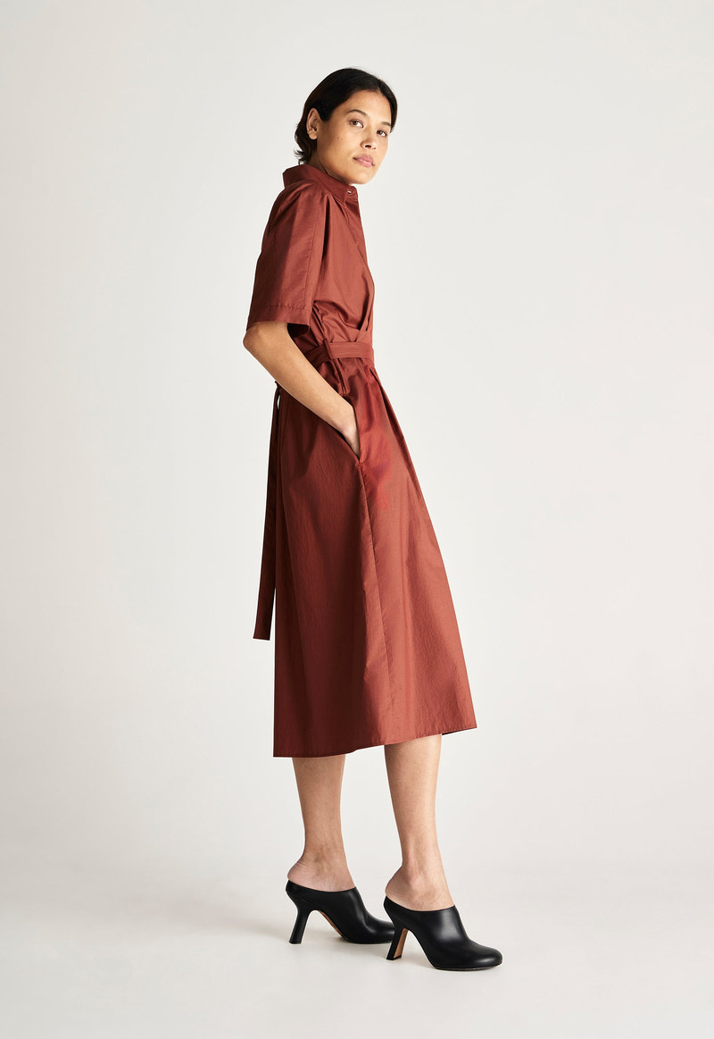 crushed cotton dress A fitted dress from crushed cotton? : r/sewing