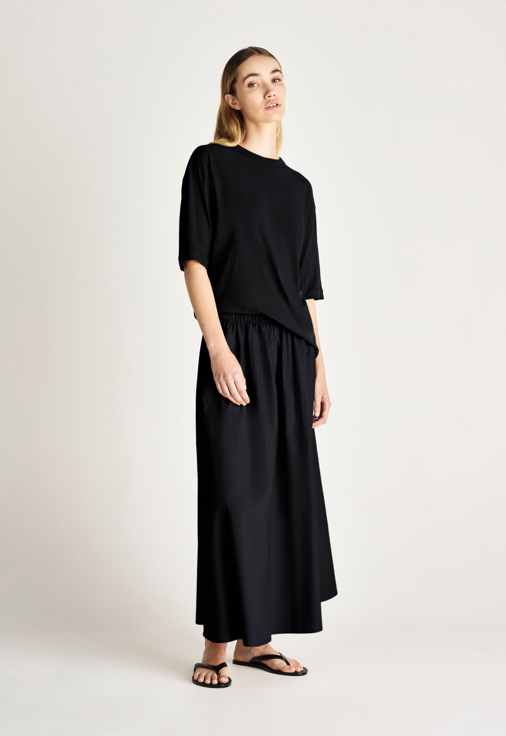 Brax Crushed Cotton Skirt - Black – Jac + Jack AU