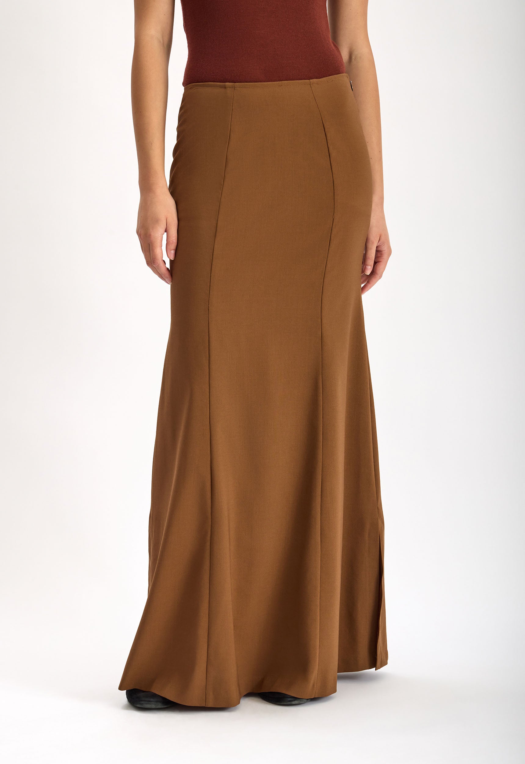 Alder Italian Wool Skirt in Dark Orzo | Jac + Jack – Jac + Jack AU