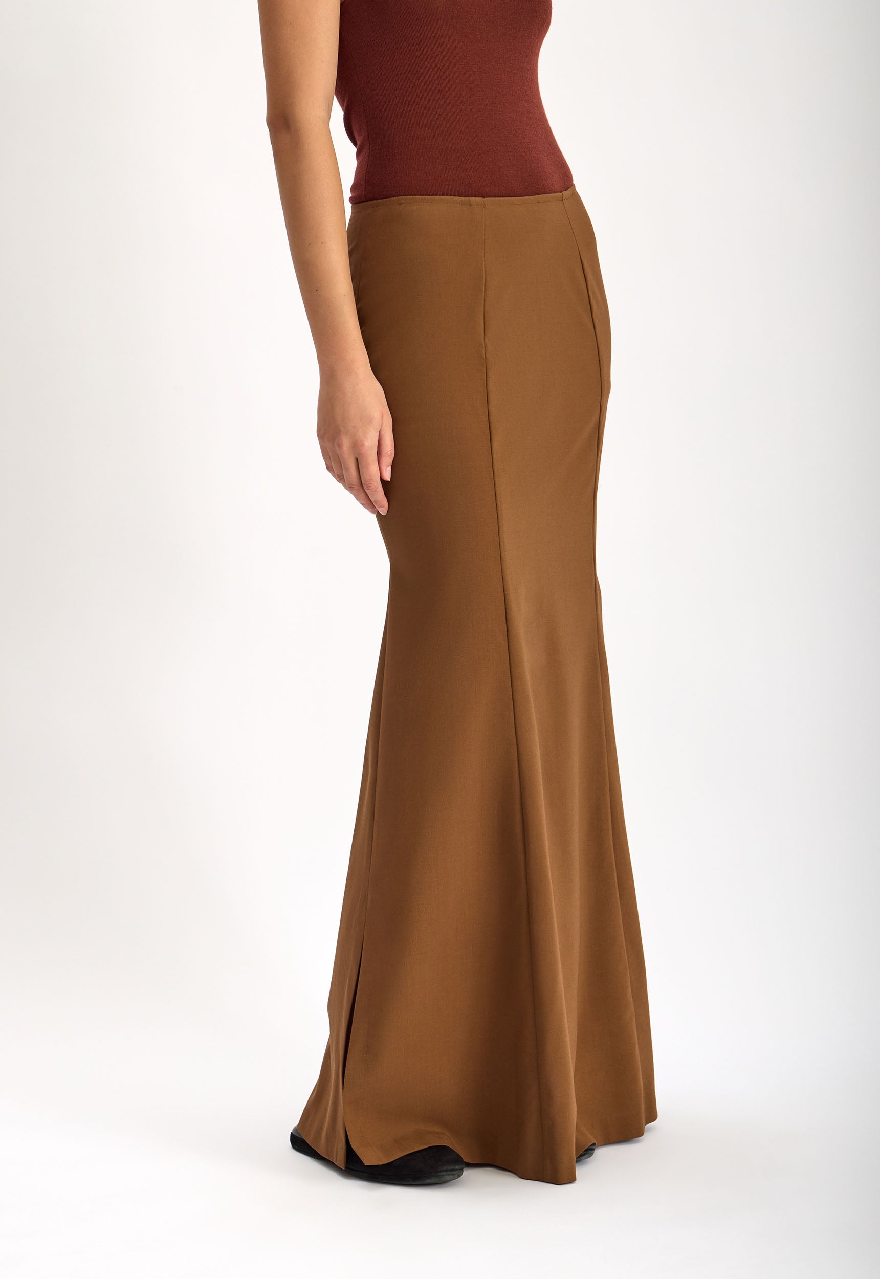 Alder Italian Wool Skirt in Dark Orzo | Jac + Jack – Jac + Jack AU