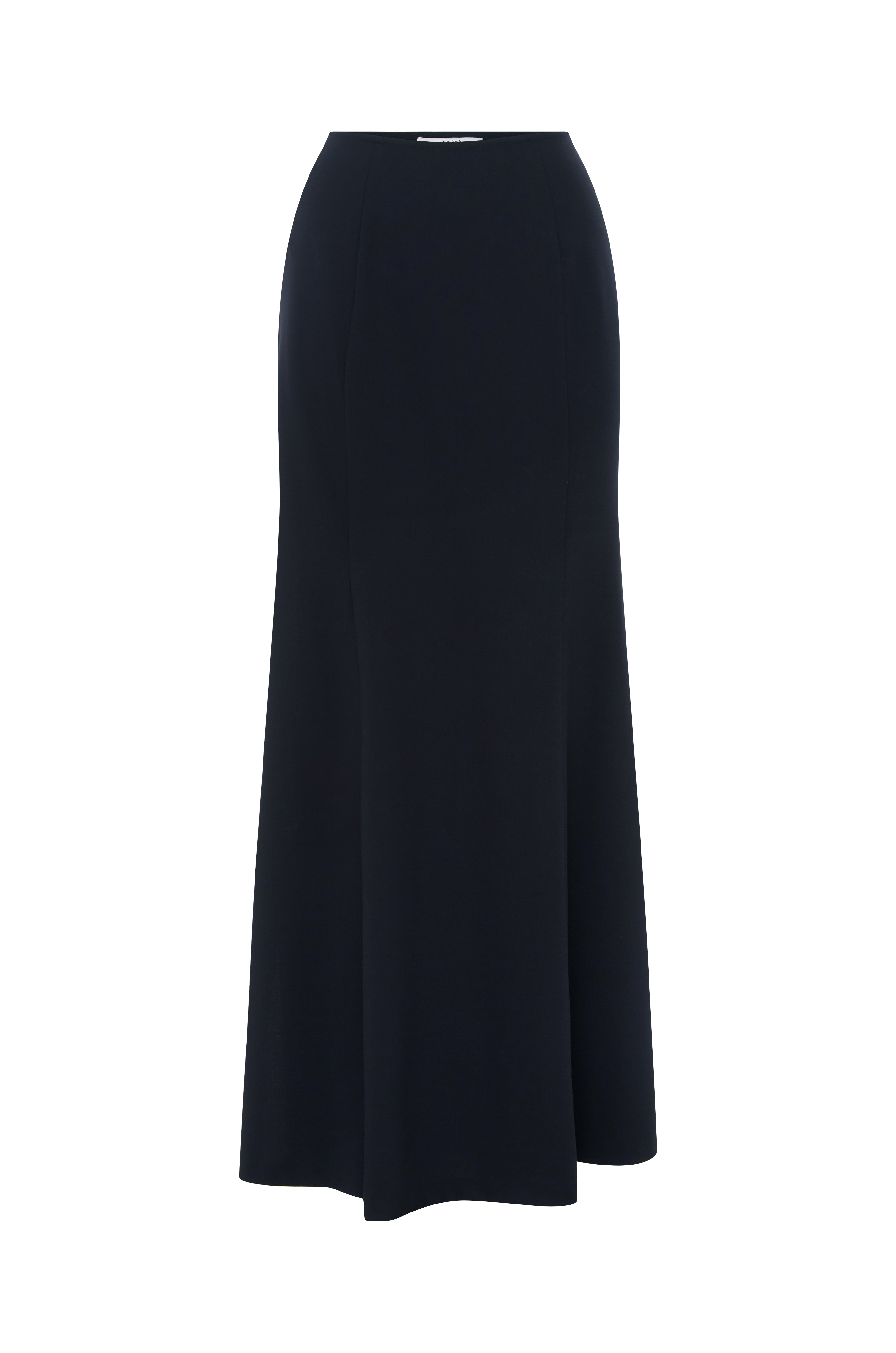 Alder Italian Wool Maxi Skirt - Darkest Navy | Women's Skirts