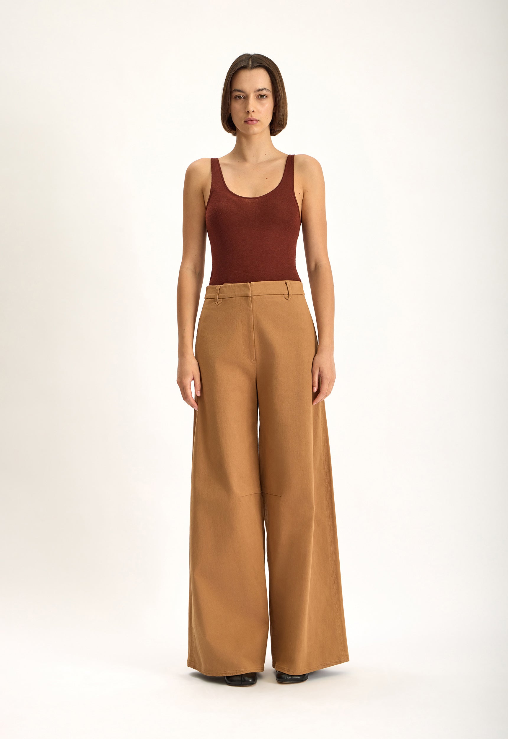 Lor Cotton Pant in Camel | Jac + Jack – Jac + Jack AU