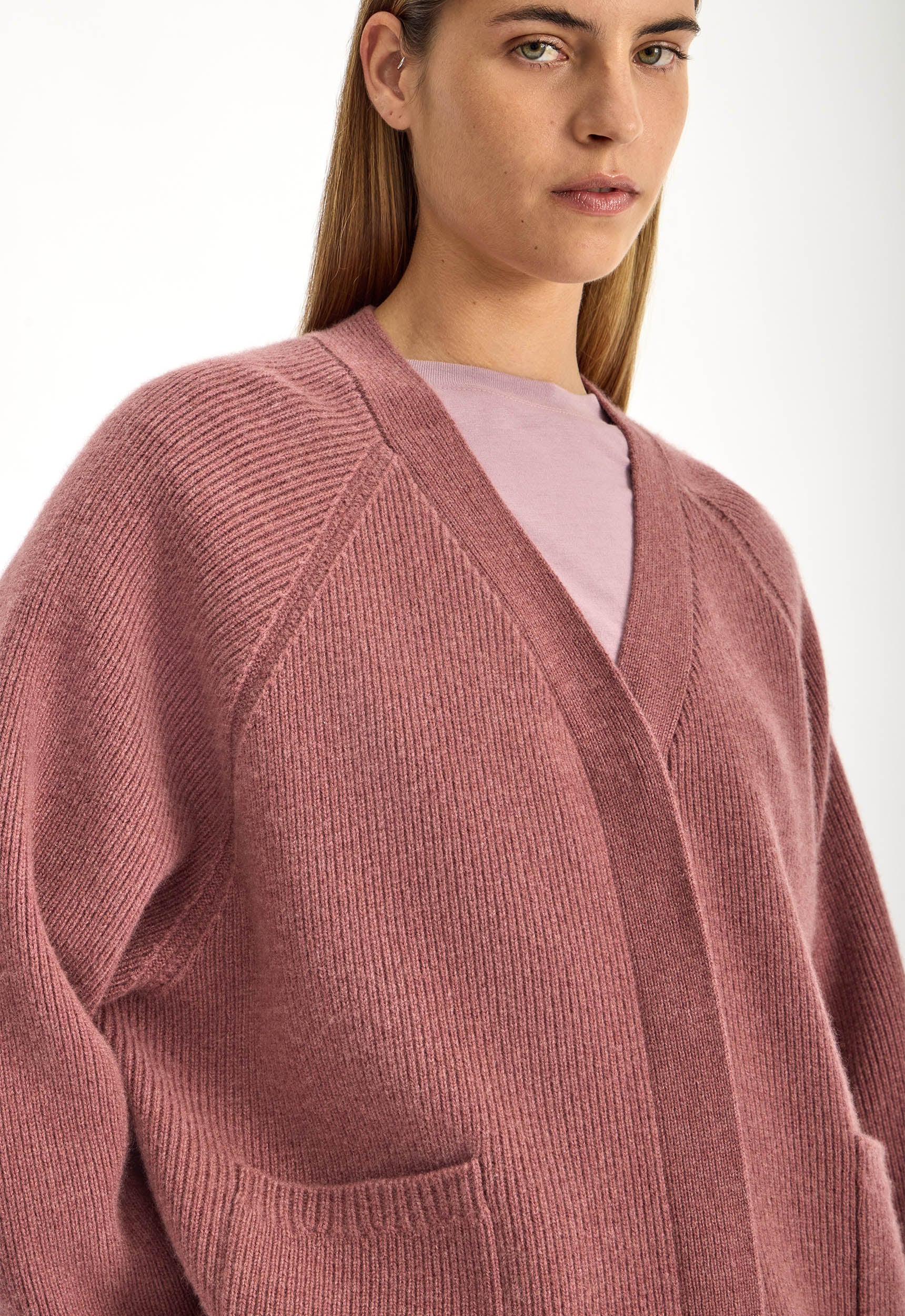Tallis Wool Cashmere Cardigan in Prunus | Jac + Jack – Jac + Jack AU