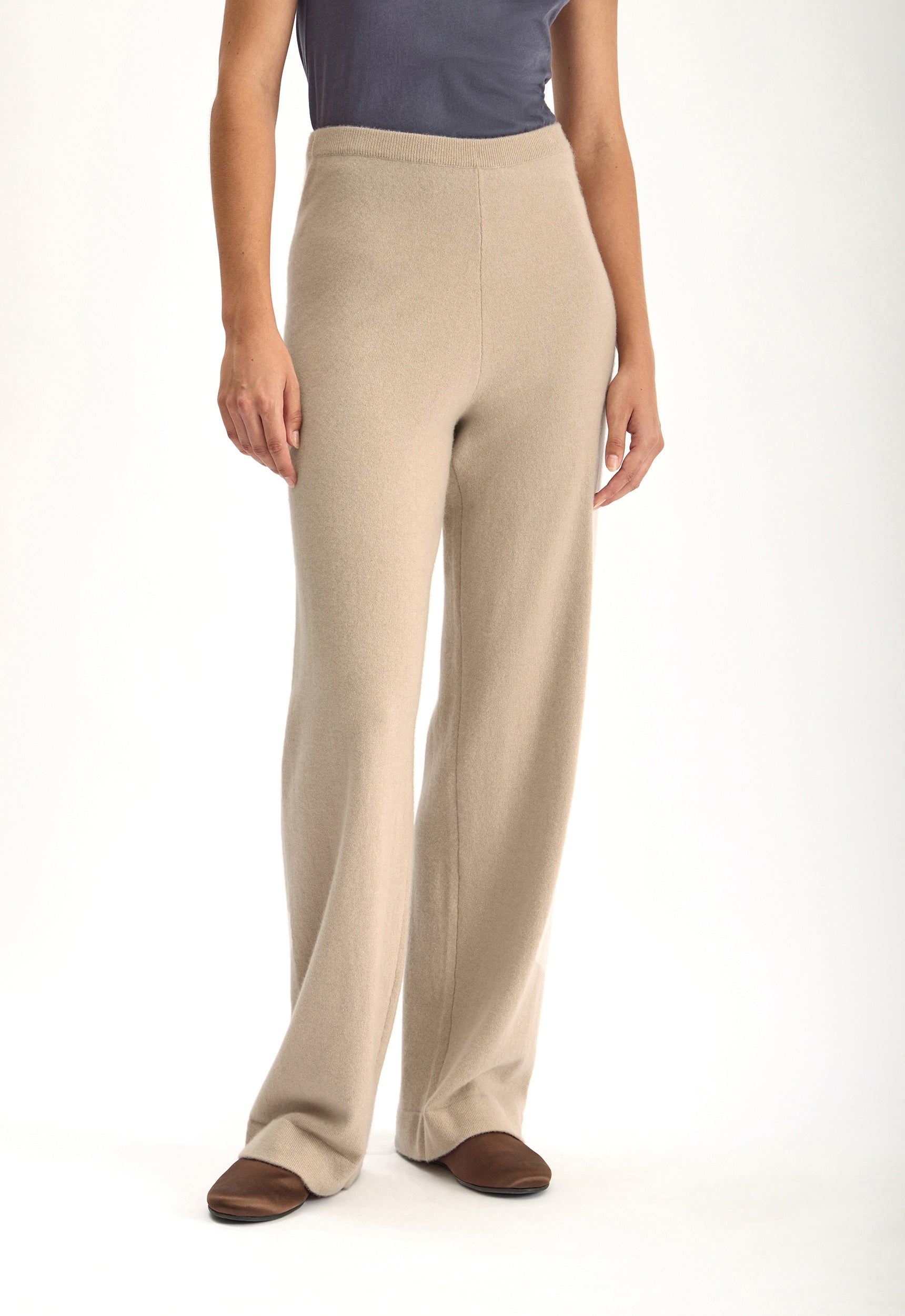 Roan Cashmere Pant in Jute Marle | Jac + Jack – Jac + Jack AU