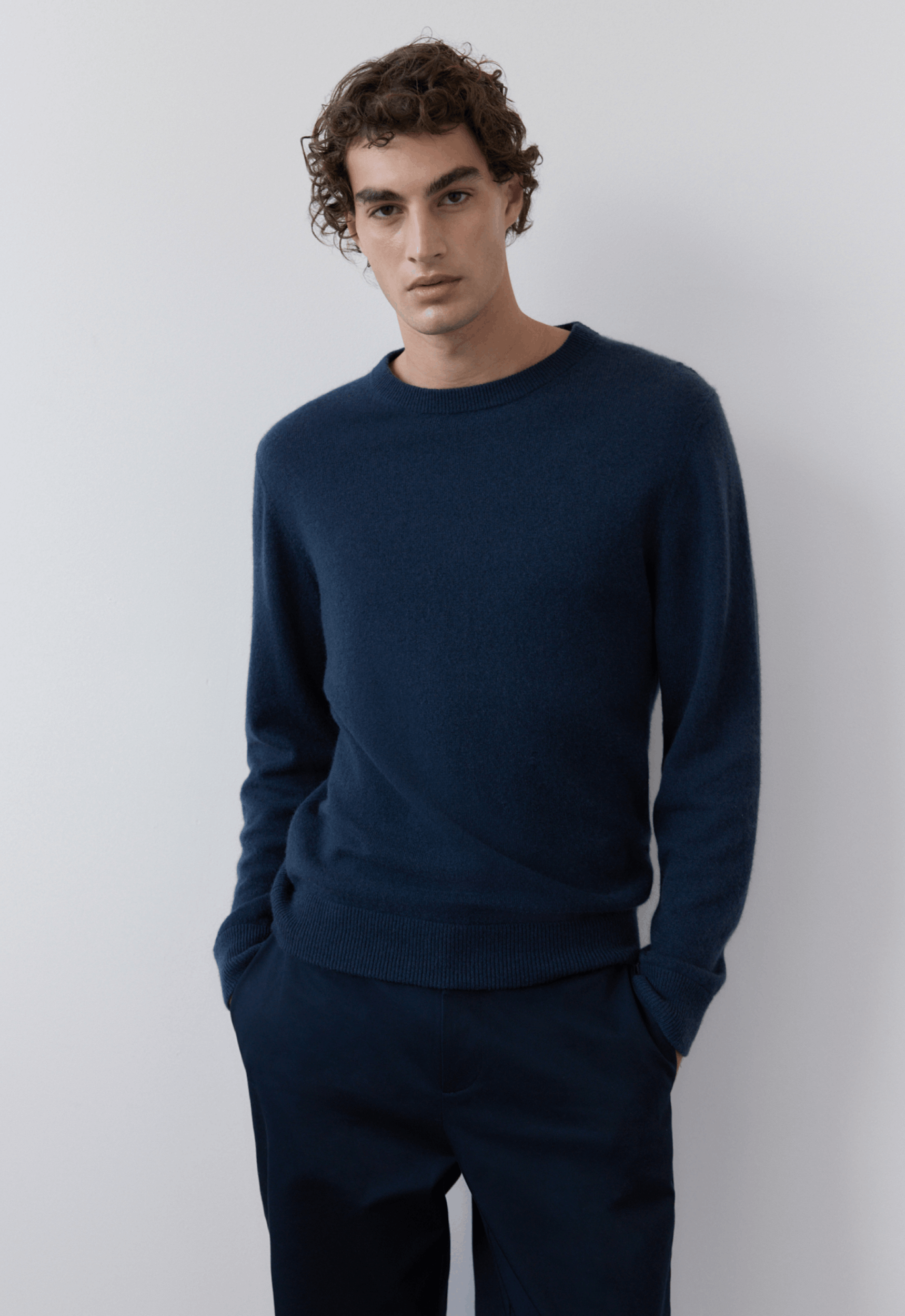 Jac+Jack Knitwear Beckham Cashmere Sweater - Oiled