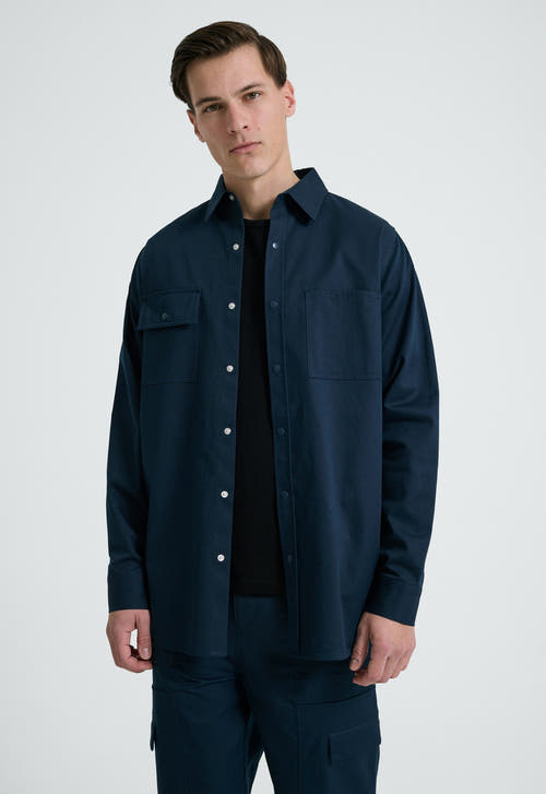 Jac+Jack Shirts Onus Shirt - Dark Mariner