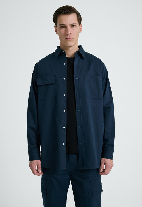 Jac+Jack Shirts Onus Shirt - Dark Mariner