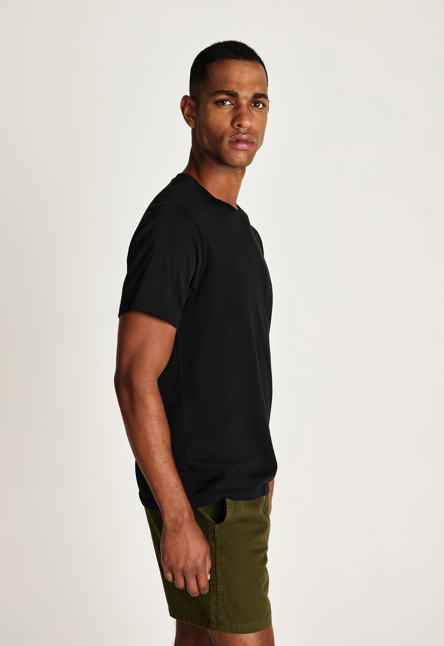 Sans Organic Cotton Tee in Black | Men's Tops – Jac + Jack AU