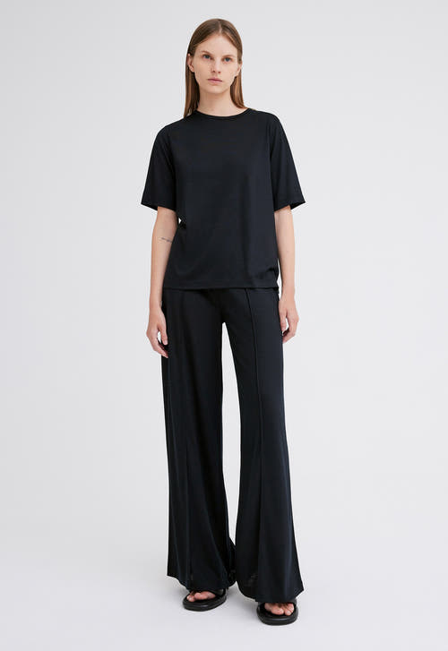 Jac+Jack Tees + Tanks Getz Wool Tee - Black