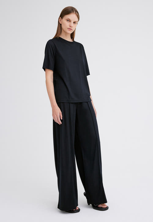 Jac+Jack Tees + Tanks Getz Wool Tee - Black