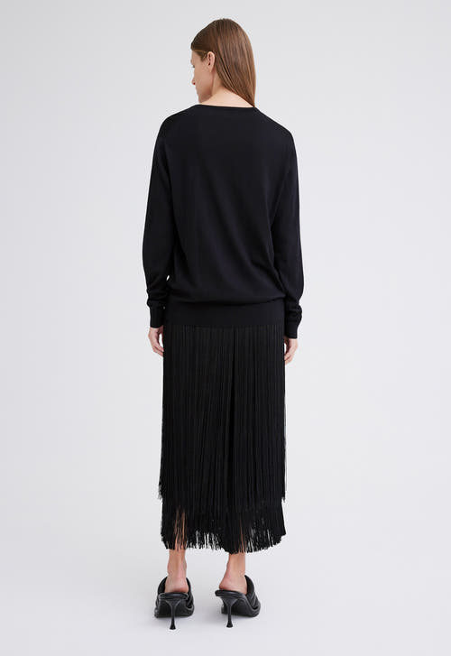 Jac+ Jack Knitwear Layton Merino Wool Sweater - Black
