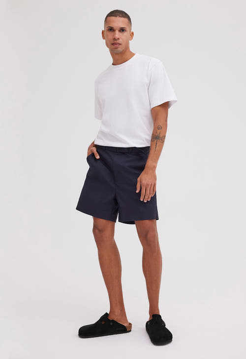 Jac + Jack AU Shorts Mile Cotton Short - Darkest Navy