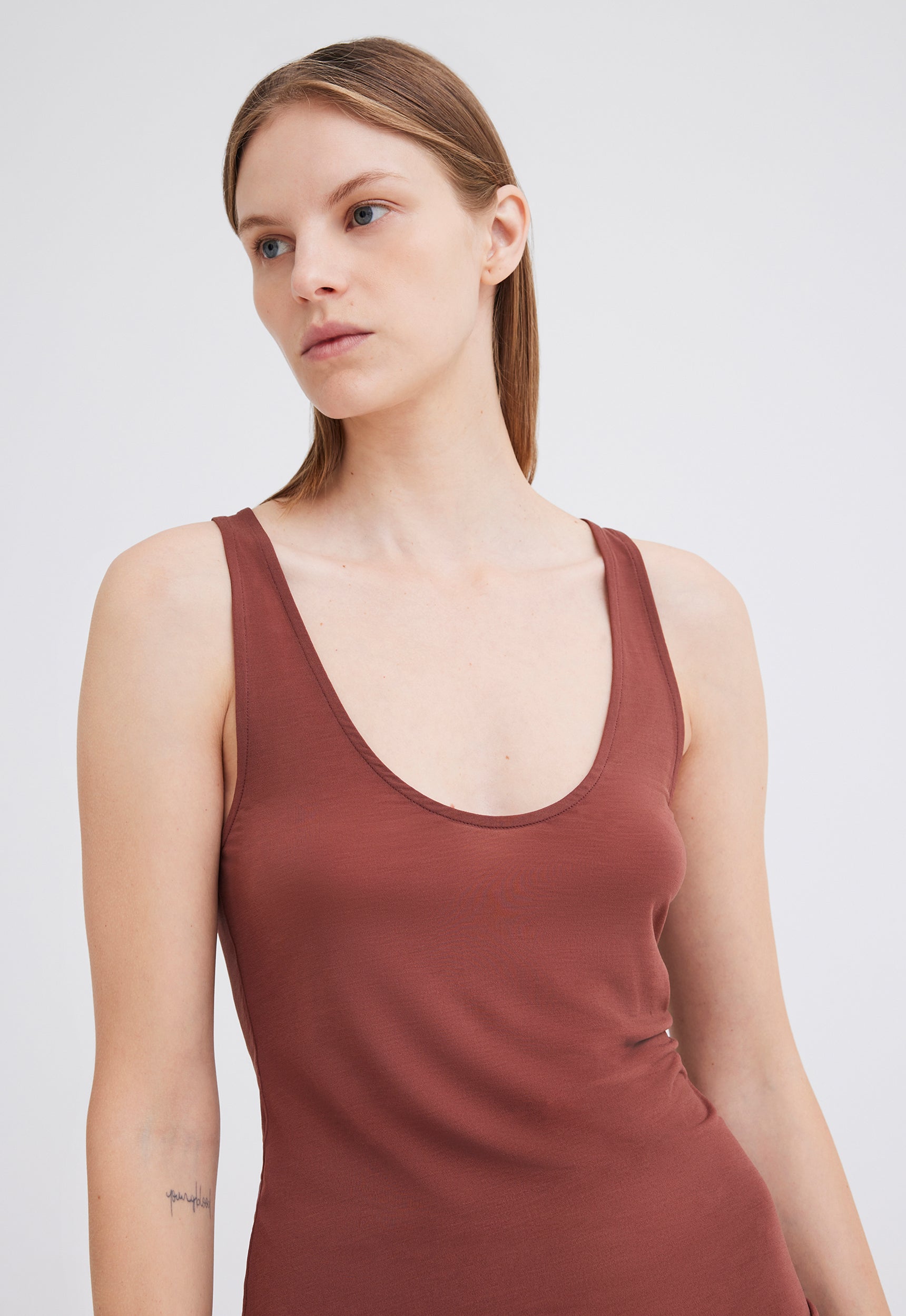 Jac+Jack Shirts + Tops Eren Italian Jersey Tank - Burbank
