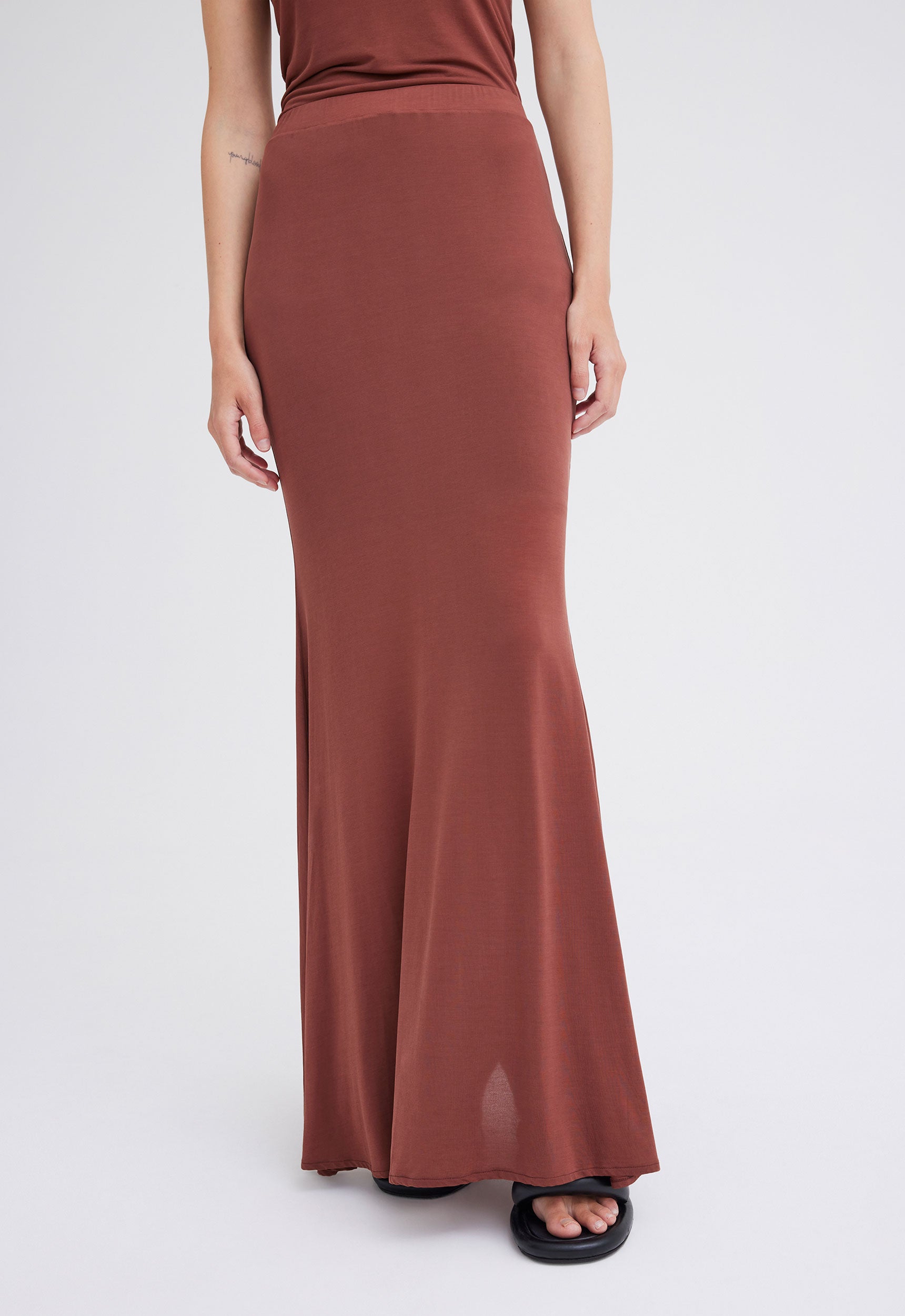 Jac+Jack Skirts + Shorts Naya Italian Jersey Skirt - Burbank