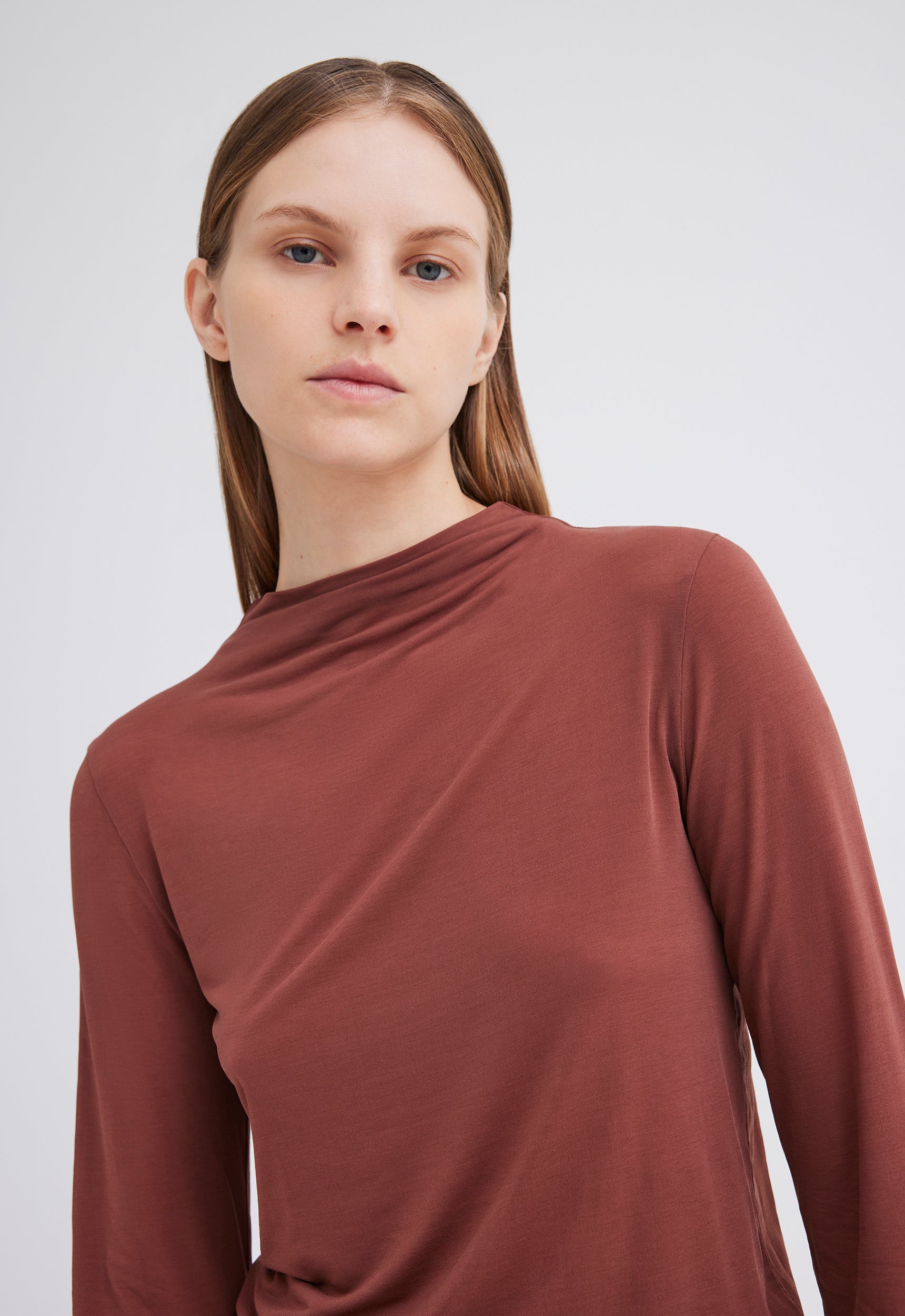 Jac+Jack Shirts + Tops Jun Italian Jersey Top - Burbank