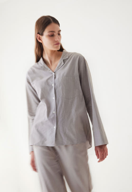 Jac+Jack Sleepwear Pyjama Cotton Shirt - Alto
