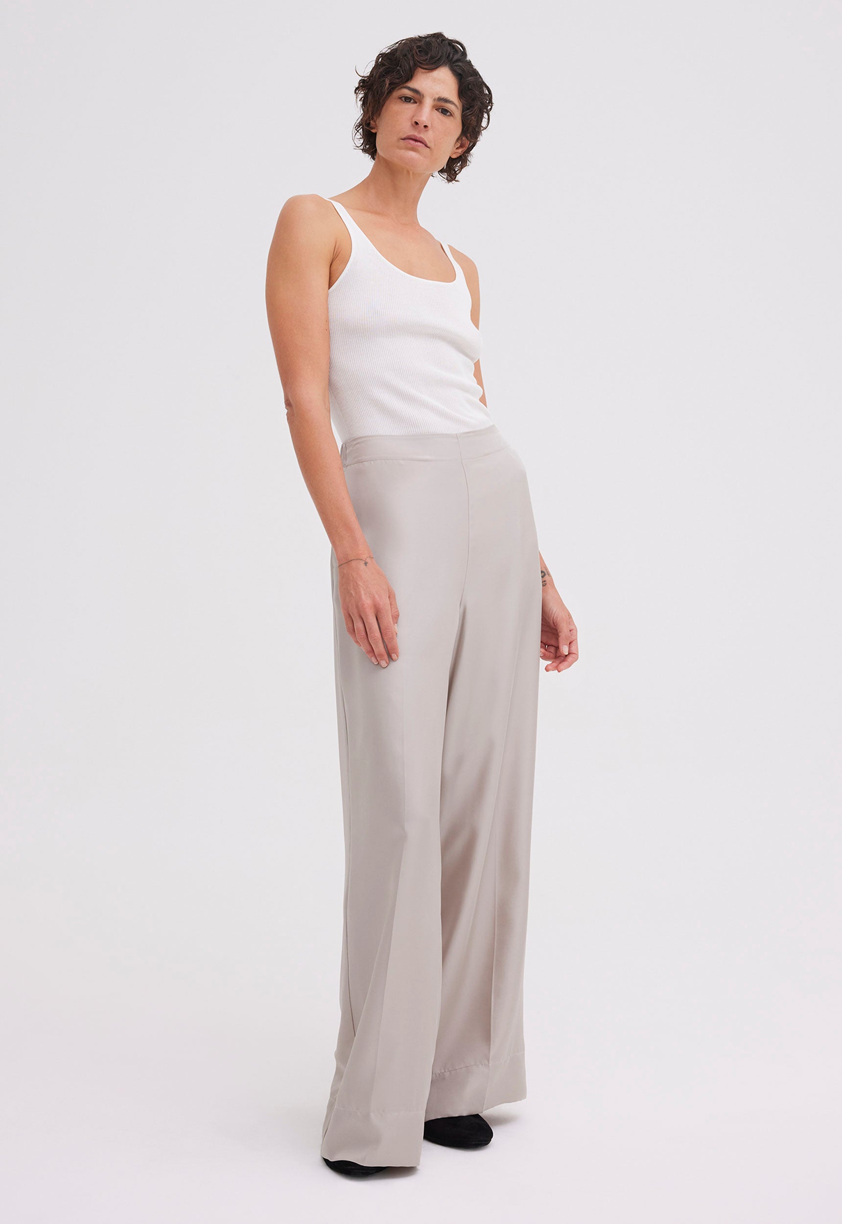 Seta Silk Twill Pant - Washi Neutral – Jac + Jack AU