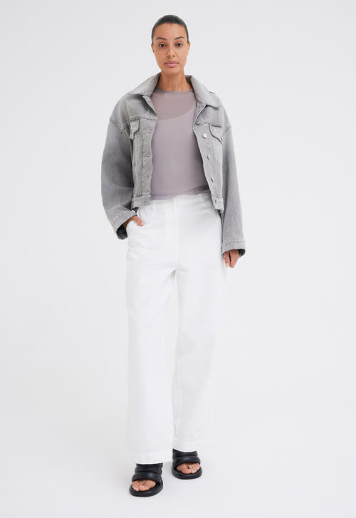 Citizens of Humanity Jackets Citizens of Humanity Quira Puff Denim Jacket - Quartz Grey
