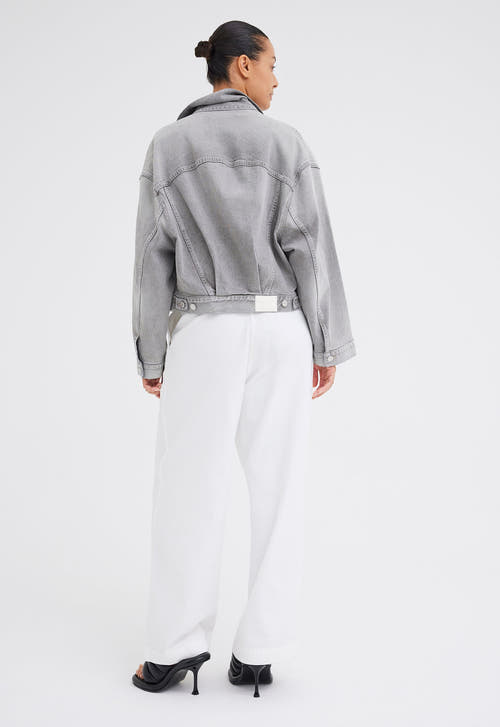 Citizens of Humanity Jackets Citizens of Humanity Quira Puff Denim Jacket - Quartz Grey
