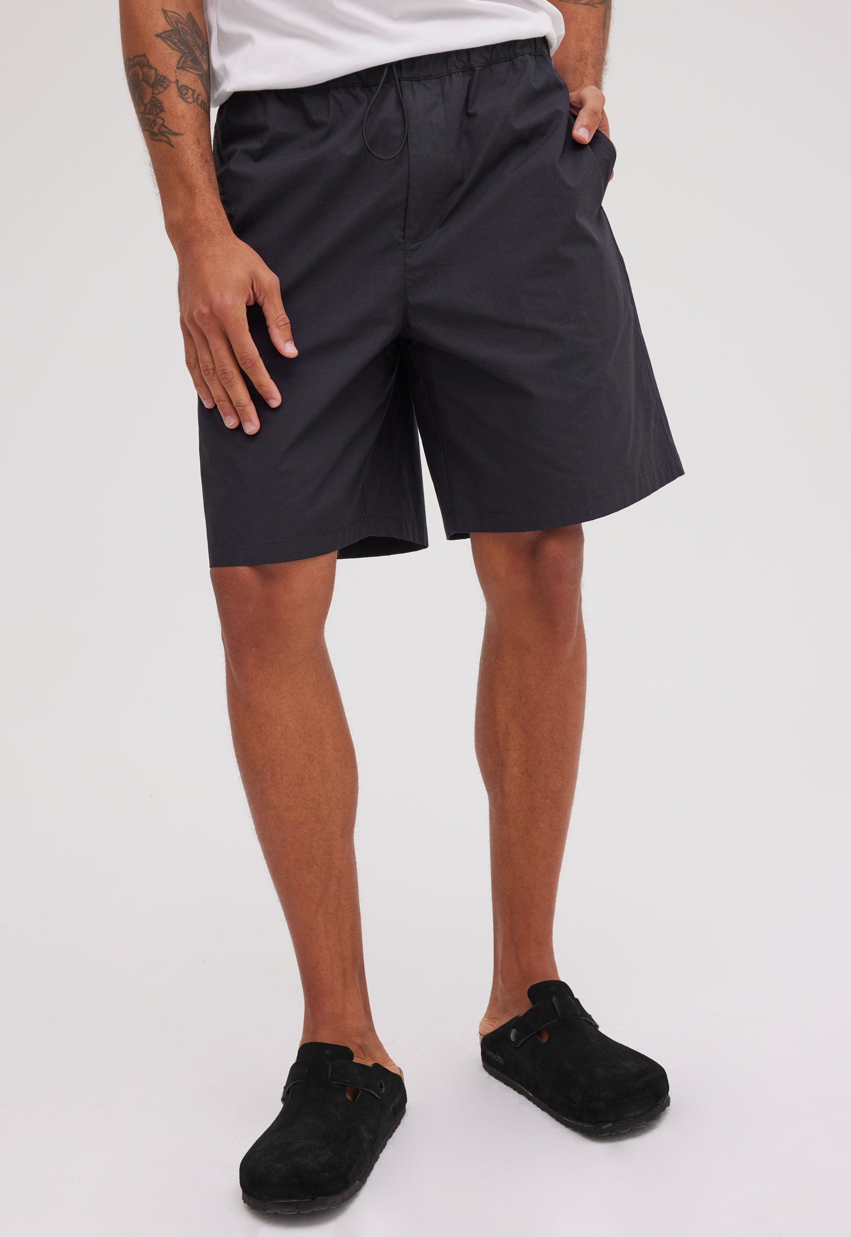 Jac + Jack AU Shorts Trey Cotton Short - Black
