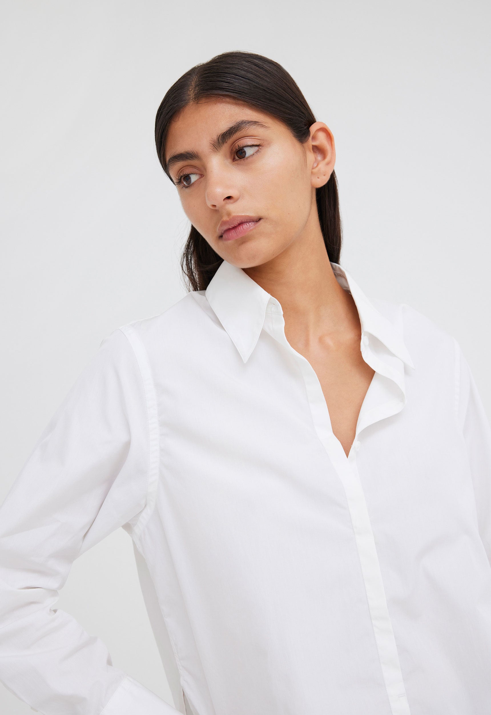 White Cotton Shirt - White – Jac + Jack AU