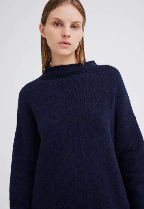 Jac + Jack Knitwear Grayson Cashmere Sweater - Darkest Navy