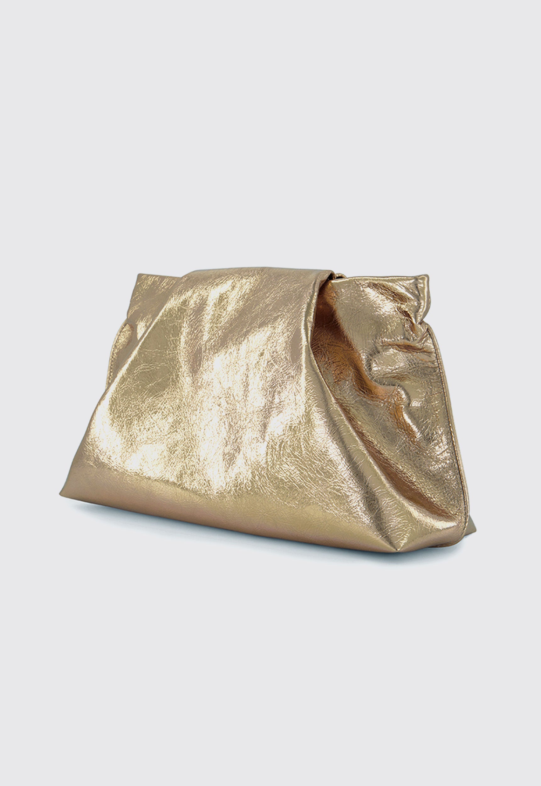 Gold pouch bag best sale