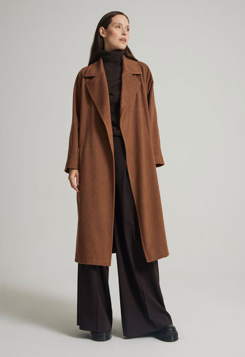 Jac + Jack Jackets + Coats Wonder Cashmere Coat - Whisky